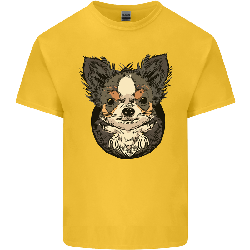 Angry Chihuahua Kids T-Shirt Childrens Yellow