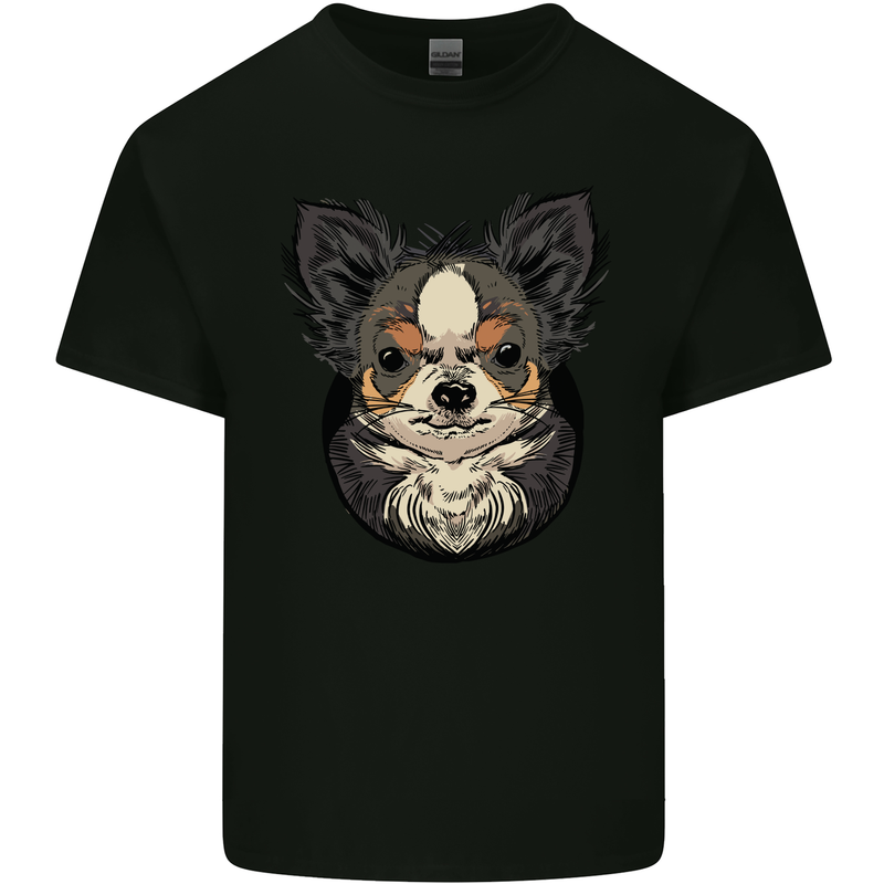 Angry Chihuahua Mens Cotton T-Shirt Tee Top Black