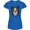 Angry Chihuahua Womens Petite Cut T-Shirt Royal Blue