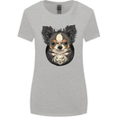Angry Chihuahua Womens Wider Cut T-Shirt Sports Grey
