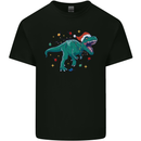 Angry Christmas T-Rex Xmas Dinosaur Kids T-Shirt Childrens Black
