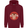 Angry Mom New Baby Pregnancy Pregnant Childrens Kids Hoodie Maroon