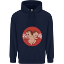Angry Mom New Baby Pregnancy Pregnant Childrens Kids Hoodie Navy Blue