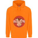Angry Mom New Baby Pregnancy Pregnant Childrens Kids Hoodie Orange