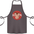 Angry Mom New Baby Pregnancy Pregnant Cotton Apron 100% Organic Dark Grey