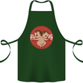 Angry Mom New Baby Pregnancy Pregnant Cotton Apron 100% Organic Forest Green