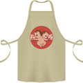 Angry Mom New Baby Pregnancy Pregnant Cotton Apron 100% Organic Khaki