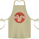 Angry Mom New Baby Pregnancy Pregnant Cotton Apron 100% Organic Khaki