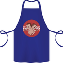 Angry Mom New Baby Pregnancy Pregnant Cotton Apron 100% Organic Royal Blue