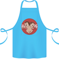 Angry Mom New Baby Pregnancy Pregnant Cotton Apron 100% Organic Turquoise