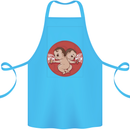 Angry Mom New Baby Pregnancy Pregnant Cotton Apron 100% Organic Turquoise