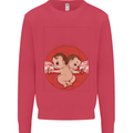Angry Mom New Baby Pregnancy Pregnant Kids Sweatshirt Jumper Heliconia