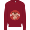 Angry Mom New Baby Pregnancy Pregnant Kids Sweatshirt Jumper Red
