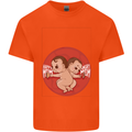 Angry Mom New Baby Pregnancy Pregnant Kids T-Shirt Childrens Orange