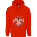 Angry Mom New Baby Pregnancy Pregnant Mens 80% Cotton Hoodie Bright Red