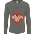 Angry Mom New Baby Pregnancy Pregnant Mens Long Sleeve T-Shirt Charcoal