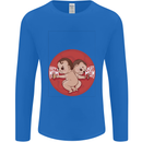 Angry Mom New Baby Pregnancy Pregnant Mens Long Sleeve T-Shirt Royal Blue