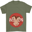Angry Mom New Baby Pregnancy Pregnant Mens T-Shirt 100% Cotton Military Green