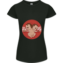 Angry Mom New Baby Pregnancy Pregnant Womens Petite Cut T-Shirt Black