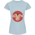 Angry Mom New Baby Pregnancy Pregnant Womens Petite Cut T-Shirt Light Blue