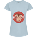 Angry Mom New Baby Pregnancy Pregnant Womens Petite Cut T-Shirt Light Blue