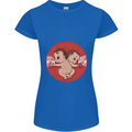 Angry Mom New Baby Pregnancy Pregnant Womens Petite Cut T-Shirt Royal Blue