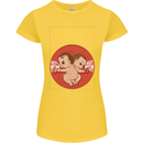 Angry Mom New Baby Pregnancy Pregnant Womens Petite Cut T-Shirt Yellow