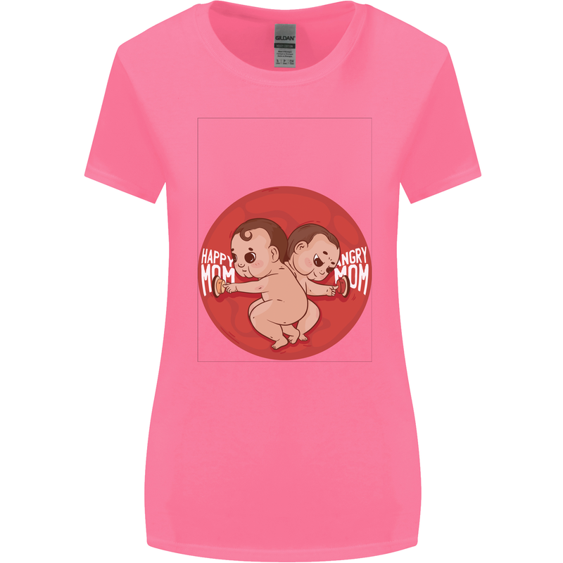 Angry Mom New Baby Pregnancy Pregnant Womens Wider Cut T-Shirt Azalea