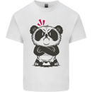 Angry Panda Bear Mens Cotton T-Shirt Tee Top White