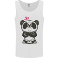 Angry Panda Bear Mens Vest Tank Top White