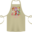 Anime A Girl Who Loves Elves Christmas Xmas Cotton Apron 100% Organic Khaki