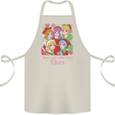 Anime A Girl Who Loves Elves Christmas Xmas Cotton Apron 100% Organic Natural
