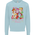 Anime A Girl Who Loves Elves Christmas Xmas Kids Sweatshirt Jumper Light Blue