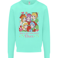 Anime A Girl Who Loves Elves Christmas Xmas Kids Sweatshirt Jumper Peppermint