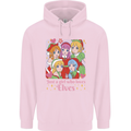 Anime A Girl Who Loves Elves Christmas Xmas Mens 80% Cotton Hoodie Light Pink
