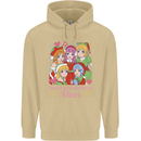 Anime A Girl Who Loves Elves Christmas Xmas Mens 80% Cotton Hoodie Sand