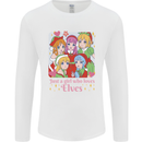 Anime A Girl Who Loves Elves Christmas Xmas Mens Long Sleeve T-Shirt White