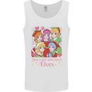Anime A Girl Who Loves Elves Christmas Xmas Mens Vest Tank Top White