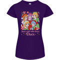 Anime A Girl Who Loves Elves Christmas Xmas Womens Petite Cut T-Shirt Purple