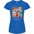 Anime A Girl Who Loves Elves Christmas Xmas Womens Petite Cut T-Shirt Royal Blue