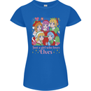 Anime A Girl Who Loves Elves Christmas Xmas Womens Petite Cut T-Shirt Royal Blue