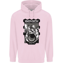 Anime Astronaut Spaceman Alien Mens 80% Cotton Hoodie Light Pink