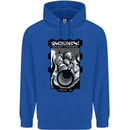 Anime Astronaut Spaceman Alien Mens 80% Cotton Hoodie Royal Blue