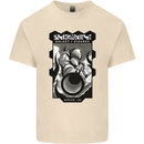 Anime Astronaut Spaceman Alien Mens Cotton T-Shirt Tee Top Natural