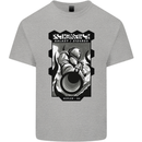 Anime Astronaut Spaceman Alien Mens Cotton T-Shirt Tee Top Sports Grey