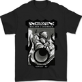 Anime Astronaut Spaceman Alien Mens T-Shirt 100% Cotton Black