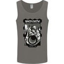 Anime Astronaut Spaceman Alien Mens Vest Tank Top Charcoal