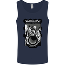 Anime Astronaut Spaceman Alien Mens Vest Tank Top Navy Blue