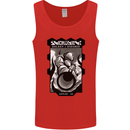 Anime Astronaut Spaceman Alien Mens Vest Tank Top Red