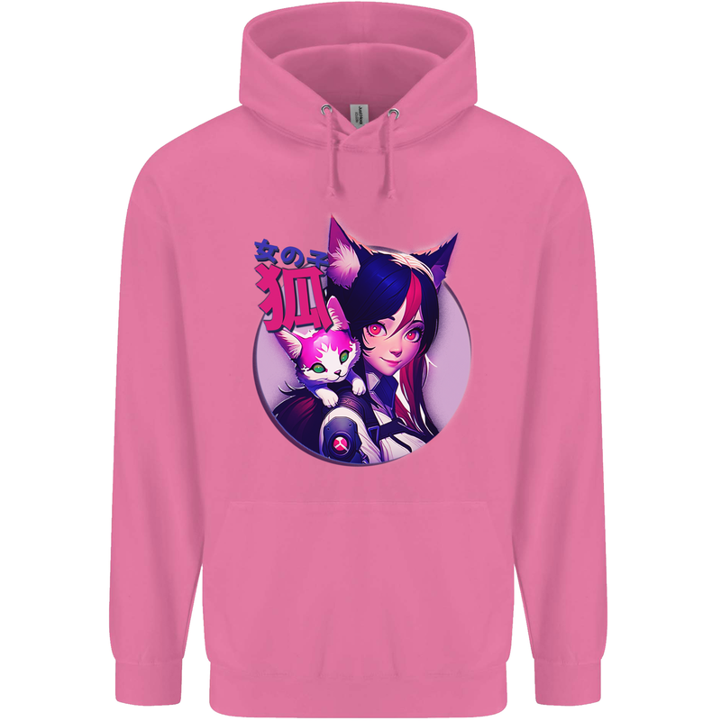 Anime Cat Girl Mens 80% Cotton Hoodie Azelea